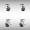 Service Caster 4 Inch SS Thermoplastic Rubber Swivel Caster Set with Roller Bearing 2 Brake SCC SCC-SS30S420-TPRRF-2-TLB-2 - alternate 1